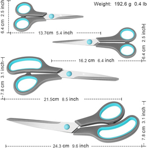 Office Scissors Student Scissors Household Sewing Scissors for Cutting <b>Paper</b> Fabric - Product Image 3
