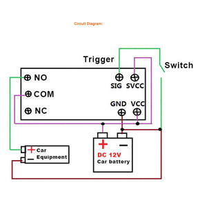 Taidacint의 미니 조정 가능한 25 초 높은 저레벨 신호 트리거 12V 전자 타이머 스위치 시간 지연 릴레이 트리거 스위치 - Product Image 5