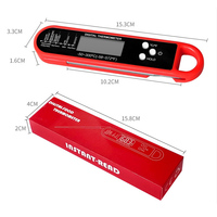 Vente en gros Thermomètre alimentaire étanche en acier inoxydable Cuisine Cuisson Bbq Lecture instantanée Thermomètres à viande numériques intelligents