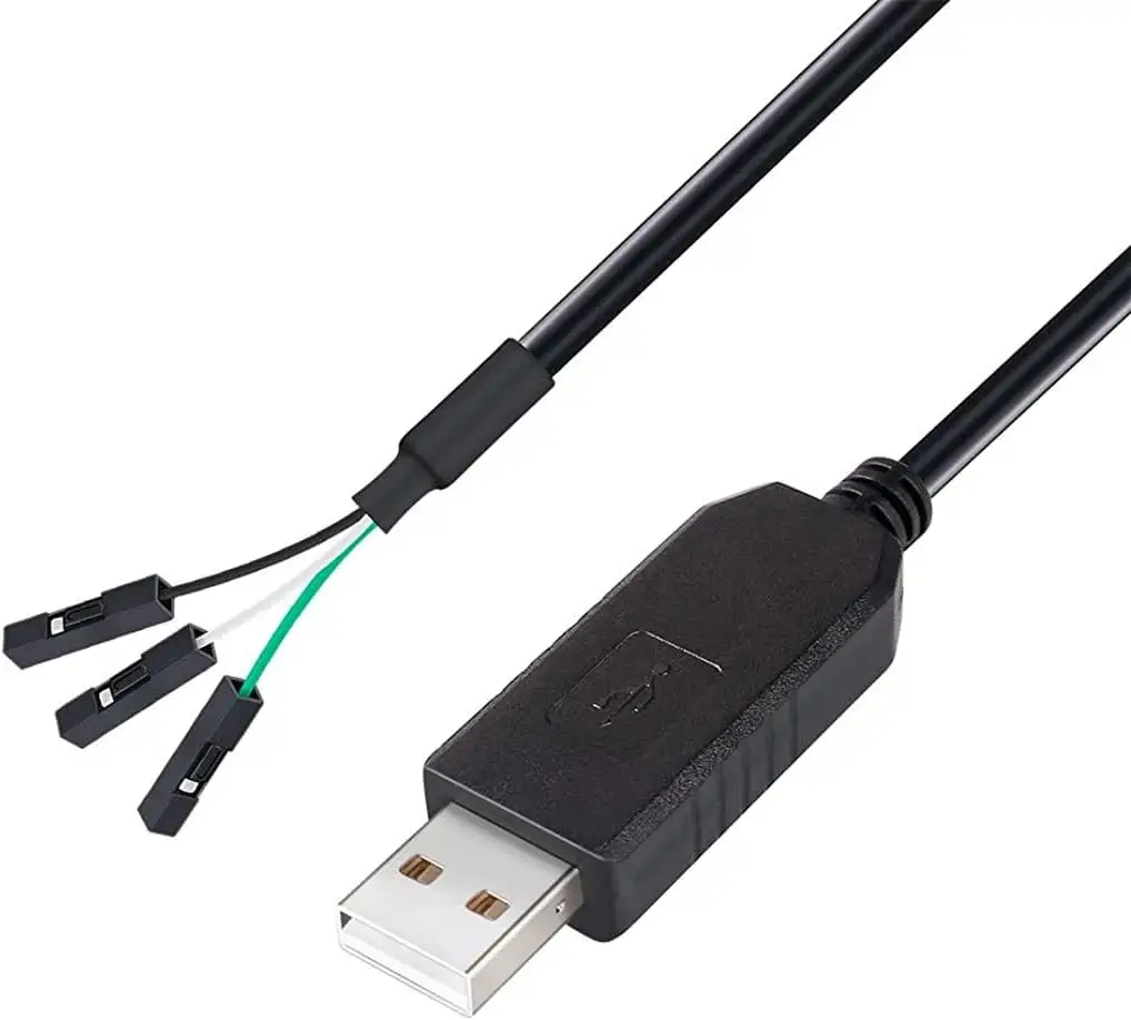 FTDI USB zu TTL serialer Adapter 3,3 V Debug-Kabel TX RX GND 3-Pin-Weibliche Steckdose FT232RL Chip für Windows 11 10 8 7 Linux MAC OS