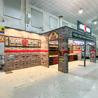 Stand d'exposition IZEXPO EASY BUILD, stand d'exposition personnalisé, stand modulaire en bois réutilisable de qualité supérieure, stand d'exposition à haute texture