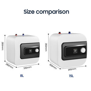 <span class=keywords><strong>Chauffe</strong></span>-<span class=keywords><strong>eau</strong></span> électrique à réservoir émaillé pour salle de bain, cuisine et douche - Product Image 2
