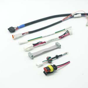 Kupferkern-Kabelbaum Maßgefertigter 4-Pin-Steckverbinder Kabelbaum für Fabriken - Product Image 1