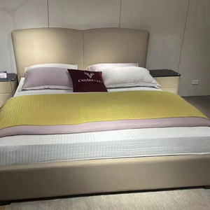 เตียงผ้าหรูหราเตียงคู่ขายส่งชุดเฟอร์นิเจอร์ห้องนอนโรงแรมขนาดคิงไซส์ - Product Image 5