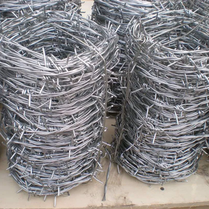 Fil <span class=keywords><strong>barbelé</strong></span> galvanisé à double torsion haute tension Bwg17*200m pour l'agriculture anti-escalade - Product Image 6