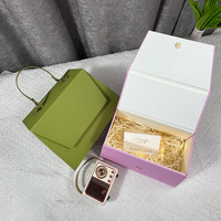 Boîtes cadeaux en cuir haut de gamme, rigides, pliables, trapézoïdales, magnétiques, avec logo personnalisé, pour cadeaux de mariage
