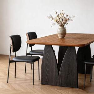 Nuevo Juego de Mesa de Comedor de Madera Maciza Estilo Francés Vintage con 4 Sillas Tapizadas en Verde para el Hogar, Cocina, Comedor - Product Image 3