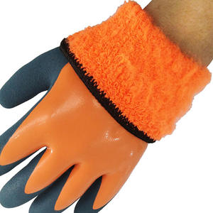 Gants de travail de sécurité MaxiPact CE EN388 imperméables, thermiques, tricotés, sans couture, entièrement enduits de <span class=keywords><strong>latex</strong></span> sablé - Product Image 2