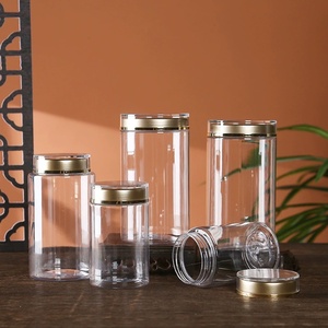 Petits pots hermétiques en PET pour herbes, épices et poudres, bouteilles de stockage anti-humidité - Product Image 1