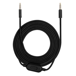 Thay thế cáp âm thanh cho <span class=keywords><strong>Logitech</strong></span> G433 AUX dây bện dây với điều khiển âm lượng & mic câm - Product Image 5