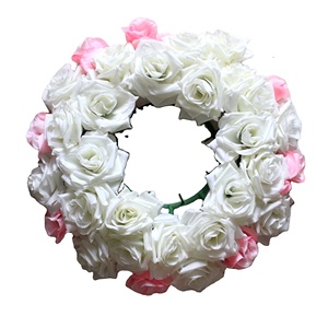 SPR <span class=keywords><strong>boda</strong></span> lujo artificiales <span class=keywords><strong>de</strong></span> Rose <span class=keywords><strong>de</strong></span> la novia pelo accesorios novia Real toque <span class=keywords><strong>flores</strong></span> corona <span class=keywords><strong>de</strong></span> pelo <span class=keywords><strong>para</strong></span> las <span class=keywords><strong>niñas</strong></span> señoras - Product Image 1