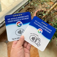 Carte NFC programmable NTAG213 étanche pour contrôle d'accès hôtelier, en acrylique, personnalisable, réutilisable, pour entreprise