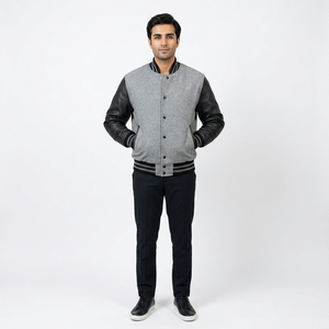 High Quality <b>Long</b> Sleeves Letterman Varsity <b>Jacket</b> for <b>Men</b> Good Selling Low MOQ Breathable CollegeBaseballjacket for <b>men</b> - Product Image 1