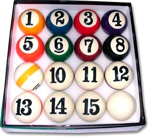 Xmlinco-<span class=keywords><strong>Bola</strong></span> de billar, 57 bolas de billar, <span class=keywords><strong>8</strong></span> bolas - Product Image 1
