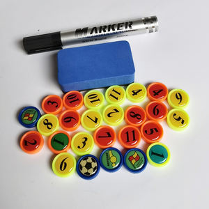 Lavagna Tattica Pieghevole per Calcio con Supporto a Treppiede e Lavagna Magnetica Cancellabile a Secco in PVC 60x45cm e Altezza 1 Metro - Product Image 5