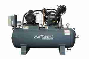 Compresor de Aire Reciprocante de Alta Resistencia con Tanque Receptor de Aire Horizontal para Operaciones Industriales en Fábricas y Talleres - Product Image 4