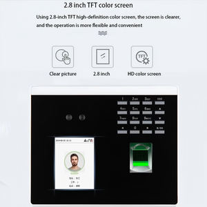 Sistema de Control de Asistencia ZK Xface100 con Huella Dactilar y Reconocimiento Facial, Pantalla Táctil TFT de 2.8'', Acceso por Tarjeta, WIFI, 2 Años de Garantía - Product Image 4