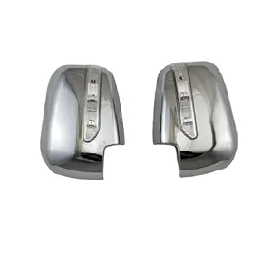 electroplated rear view mirror cover with lamp and rear view mirror cover For Triton L200 2005-2014