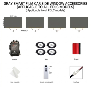 <span class=keywords><strong>Film</strong></span> intelligent à intensité variable avec commande tactile, auto-adhésif, décoratif et garantie de 5 ans pour la confidentialité des fenêtres modernes - Product Image 6