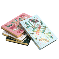 Carnet personnalisé à bordure dorée, journal à couverture rigide, service d'impression de luxe pour la papeterie promotionnelle de bureau