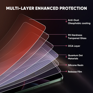 9H 2.5D Clear Anti Scratch <span class=keywords><strong>Red</strong></span> Light Eye Protection Phone Película protectora de pantalla de vidrio templado para Huawei <span class=keywords><strong>Nova</strong></span> 12 13 12i 13i Pro - Product Image 2