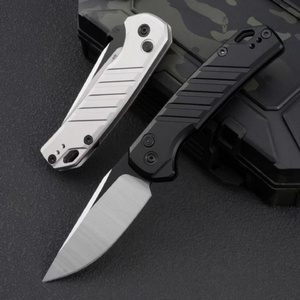 Couteau pliant multifonctionnel personnalisable en acier inoxydable KS, pour la survie en plein air, le camping, la bricolage, avec manche en alliage d'aluminium de qualité HK - Product Image 4