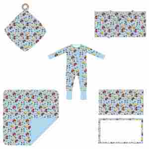 Pijamas de Bambú Suave para Bebés Recién Nacidos, <span class=keywords><strong>Ropa</strong></span> de Bambú Personalizada para Bebés, Mono Ecológico con Cierre, <span class=keywords><strong>Ropa</strong></span> de Bebé al por Mayor - Product Image 2