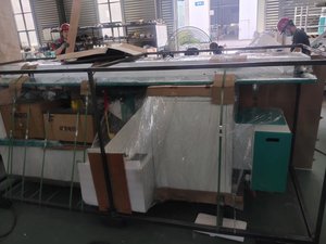 10kg 20 kg 25kg 50kg grand sac tissé <span class=keywords><strong>Bagger</strong></span> ensachage système de couture poudre granulaire - Product Image 5