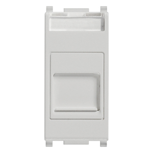 Adaptateur Keystone RJ45 Argenté pour Panneau de Brassage, Longueur 2,23 po, Largeur 4,9 po, Hauteur 2,05 po - Product Image 1