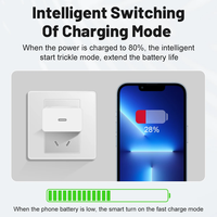 Chargeurs de téléphone Type C 20W pour 1Phone, chargeur EU US UK AU, adaptateur de voyage USB-C pour câble de téléphone pour 1Phone15 14
