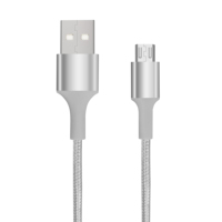 Kabel USB Micro 2.4A Pengisian Cepat High Speed USB 2.0 untuk Transfer Data dan Pengisian Daya Ponsel