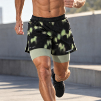 Shorts de trail running haute performance personnalisables avec ceinture en maille jacquard et poche intégrée pour les coureurs