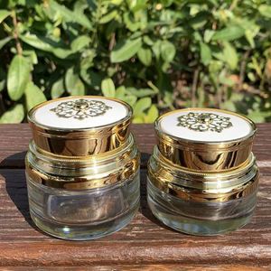 Cosmetic Jars 50g Screw Cap Empty Glass Jars <b>Eye</b> Cream Lipstick Face Cream Face Mask Loose Powder Skin Care Cream Lotions - Product Image 4