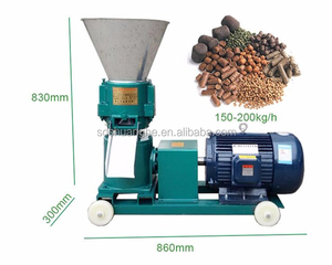 Planta de Fabricación de Pienso para Pollos y Ganado de Uso Doméstico de 100-1000 kg/H, Molino de Pienso para Animales Pequeños con Matriz Plana, Precio Económico de Fábrica - Product Image 3