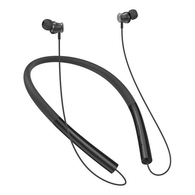 Silicon Collar Colorful Fashion Newest Portable Sports extra Bass Waterproof Free Wireless Neckband Earphone