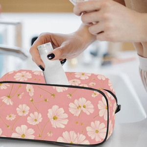 Wholesale Price Multi Functional Organizer Two Layers <b>Large</b> Capacity Portable Adult Travel Wash <b>Cosmetic</b> <b>Bag</b> - Product Image 6