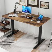 Bureau debout électrique à hauteur réglable, cadre de bureau électrique à moteur unique, cadre de bureau ergonomique intelligent pour ordinateur, bureau de bureau DIY