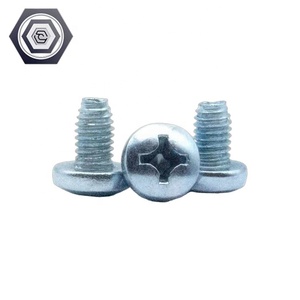 OEM acero al carbono azul Zinc autoblocante tornillo autorroscante M3M4M5M6 cabeza plana rosca Triangular endurecido Cruz empotrada métrica - Product Image 2