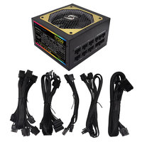 Alimentation électrique ATX pour jeux 550W 80 Plus entièrement modulaire, alimentation stable pour ordinateur de bureau, ordinateur et station de travail serveur