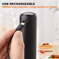 Dispositif moussant de lait Rechargeable Blenderh de boisson portatif Andheld Coffee Lattec Appuccino Chocolate Electric Foaming Device