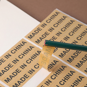 Etiquetas de Papel Kraft Redondas con Estampado en Dorado Personalizadas de Lujo, Etiquetas de Agradecimiento con Lámina Dorada - Product Image 4