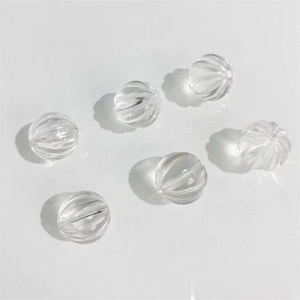 Ehre des Kristalls DIY Schmuck Zubehör Lose Perlen Natürliche weiße Kristall perlen Kürbis geschnitzte Perlen - Product Image 2