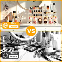 DAYOOH Présentoirs de Comptoir en Gros pour Maquillage et Lunettes, Supports de Présentation pour Vernis à Ongles, Organisateur de Parfums en Plastique