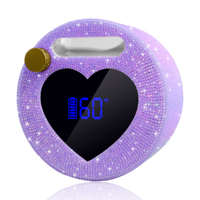 Lampe à ongles UV LED sans fil rechargeable à séchage rapide 54W, sécheuse à ongles LED professionnelle avec diamant pour salon et domicile