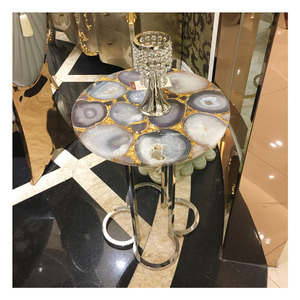 Magnifique <span class=keywords><strong>table</strong></span> <span class=keywords><strong>basse</strong></span>/de finition en agate améthyste et marbre pour salons - Product Image 6