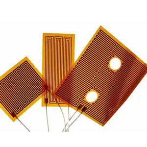 12v 24v 60v electric flexible rectangle polyimide thin film kapton heater element