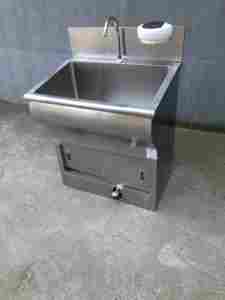 Ginee Medical One Persons Salle d'opération Lavage des mains Évier à récurer Évier en acier inoxydable 304 Évier à bassin médical propre - Product Image 4