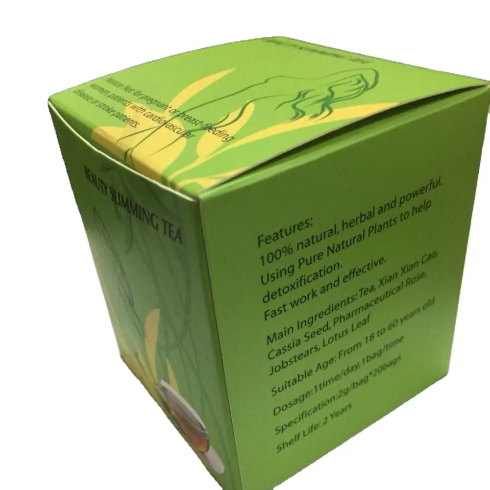 Custom herbal detox tea with private label Rose Lotus Weight loss tea 30 bags