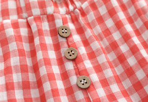 Ropa de Bebé, Pantalones Vaqueros a Cuadros para Niñas, Pantalones de Algodón con Diseños a Cuadros, Venta al por Mayor en China - Product Image 5