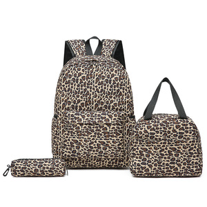 Trendy <b>leopard</b> print <b>backpack</b>-high capacity premium korean style stylish - Product Image 2